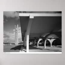 Voûtes d'entrée de bibliothèque, tour de Bell à l' Affiches