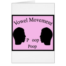 Vowel Movement - Pink Card