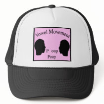 Vowel Movement - Pink Trucker Hats