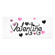 Voxeed Valentine Heart Splash Personalized Invitation