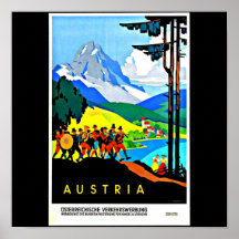Voyage Art-Autriche d'Affiche-Cru
