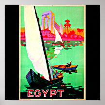 Voyage Art-Egypte d'Affiche-Cru