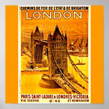 Voyage Art-Londres 2 d'Affiche-Cru