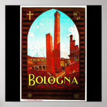 Voyage-Bologna d'Affiche-Cru