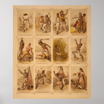 Voyage d'un esclave par une plus pleine reine 1863 poster