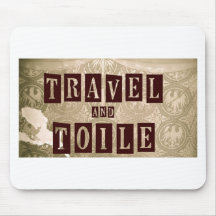 Voyage et logo de Toile nouveau Tapis De Souris