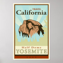Voyage la Californie Affiche