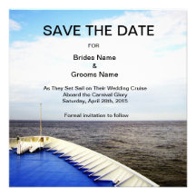 Voyage of Love l Cruise Ship/Destination Wedding Invitations