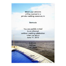 Voyage of Love l Cruise Ship/Destination Wedding Custom Invite