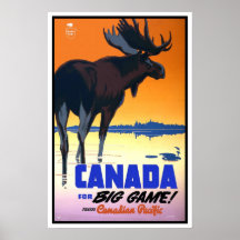 Voyage vintage, Canadien Paciffic Affiche
