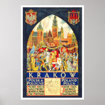 Voyage vintage, Cracovie Poster