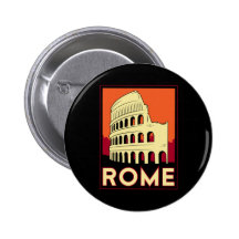 voyage vintage de l'Europe de Colisé de Rome Itali Badge