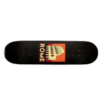 voyage vintage de l'Europe de Colisé de Rome Itali planches à roulettes