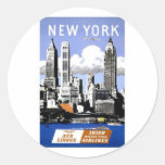 Voyage vintage de New York City Autocollants