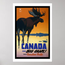 Voyage vintage du Canada Posters