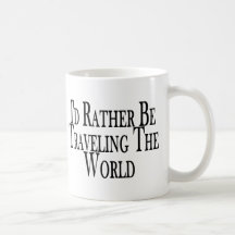Voyagent plutôt le monde tasse