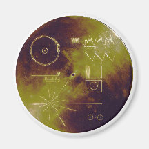 Voyager 1 and 2 Golden Record Sounds of Earth Magnets