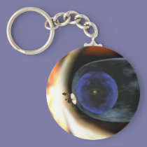 Voyager Squashes View of Solar System keychains