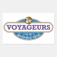 Voyageurs National Park Rectangular Stickers