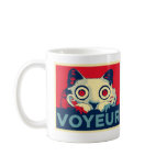 VOYEUR Cat Mugs