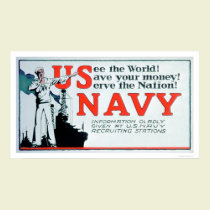 Voyez le monde, la marine des USA (US02162) affiches