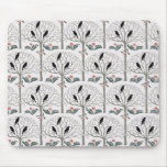 Voysey Rook and Holly Pattern Christmas Mousepad