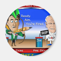 VP Debate 2 Fridge Magnets