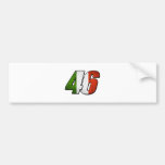 VR46flag Bumper Stickers