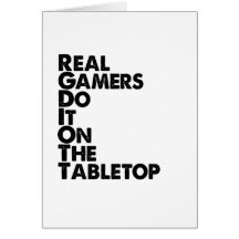 Vrai noir de Gamers Cartes De Vœux
