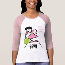 Vraie jolie pièce en t de cuvette de filles t-shirt