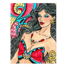 Vraiment rouge cartes postales