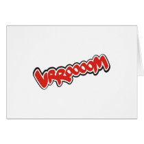 Vrroom Cartoon Bang Splat cards