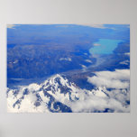 Vue aérienne d'Aoraki/de cuisinier de bâti en Nouv Posters