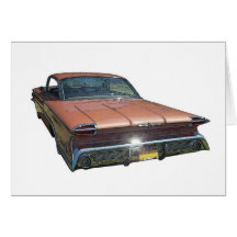 Vue arrière de 60 Oldsmobile Cartes De Vœux