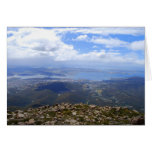Vue de bâti Wellington, Tasmanie, carte