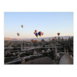 Vue de Cappadocia du ballon d'air Carte Postale