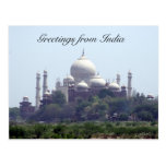 vue de dôme du Taj Mahal Cartes Postales