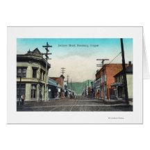 Vue de Jackson StreetRoseburg, OU Cartes