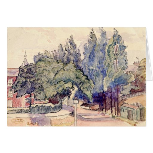 Vue de rue de Londres par la carte de Lucien Pissa
