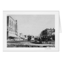 Vue de rue de Webster Cartes De Vœux