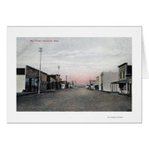 Vue de rue principale carte