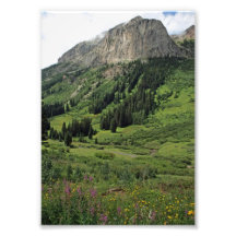 Vue des traînées gothiques, le Colorado Tirage Photo