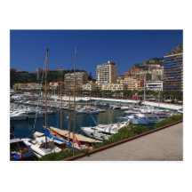 Vue du Monaco Carte Postale