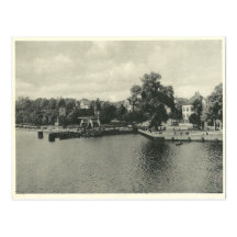Vue vintage de Brême/de carte postale de Vegesack