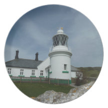 Vues côtières - le vieux phare assiette