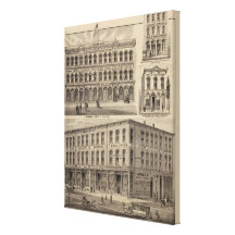 Vues de Moore et de Wabashaw, Minnesota Toile Tendue Sur Châssis
