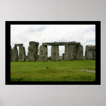 Vues de Stonehenge Affiche