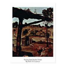 Vulcan And Aeolus Detail By Piero Di Lorenzo Post Card