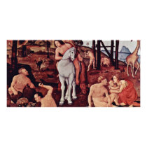 Vulcan (Hephaestus) And Aeolus By Piero Di Cosimo Picture Card