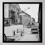 Vulcan Iron Works in Charleston, SC 1865 Posters